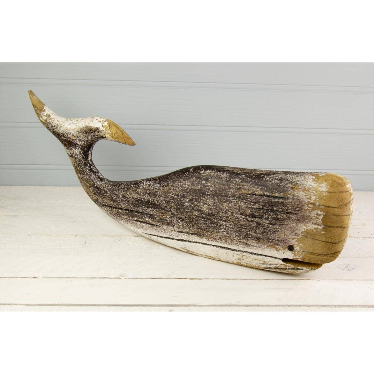 Nauticalia - Wholesale Ornament - Driftwood Sperm Whale, 57cm1