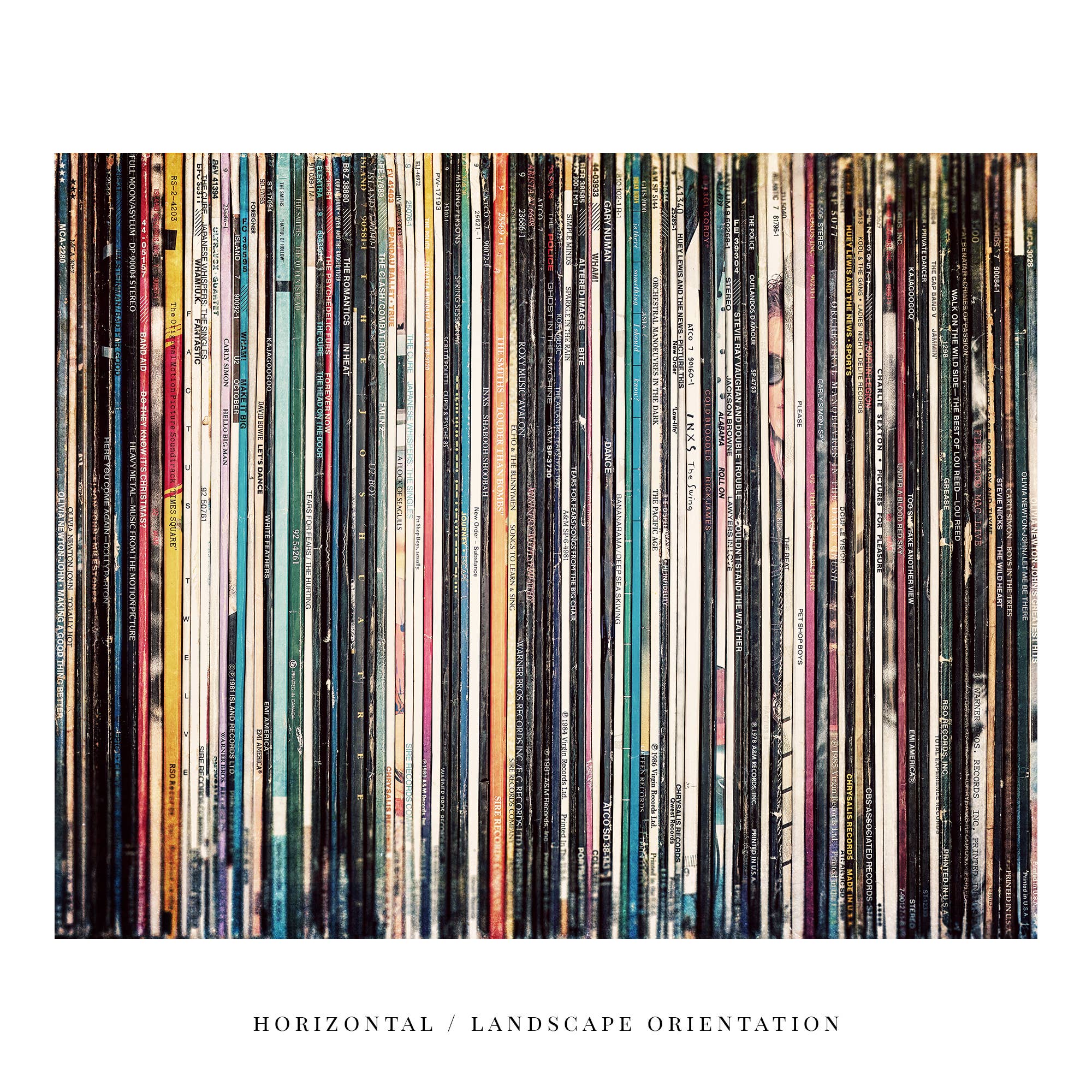 Lisa Russo Fine Art - Wholesale Art Print - Retro 1980s Vintage Vinyl Record Albums Art Print6