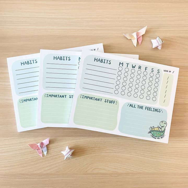 Jem and Cozy - Wholesale Notepad - Trying My Best Habit Tracker Note Pad3