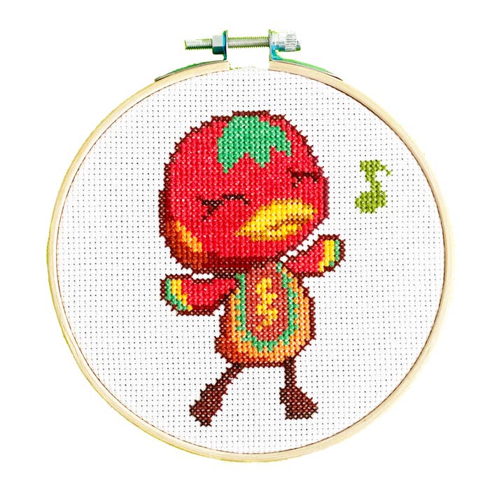 Ketchup from Animal Crossing - DIY Cross Stitch Kit for wholesale by TheCloudFactory