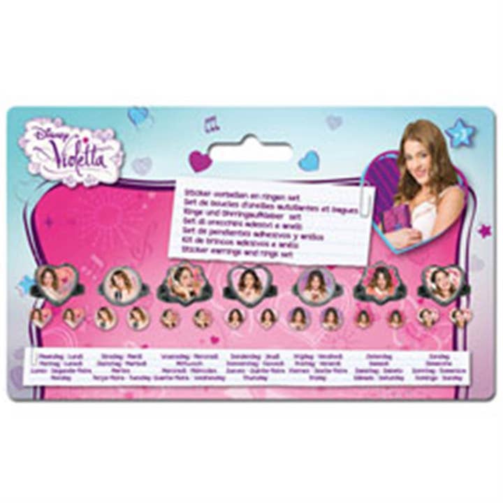 Adesivi in carta con 7 anelli e 7 orecchini per la vendita all'ingrosso da parte di TSJJ