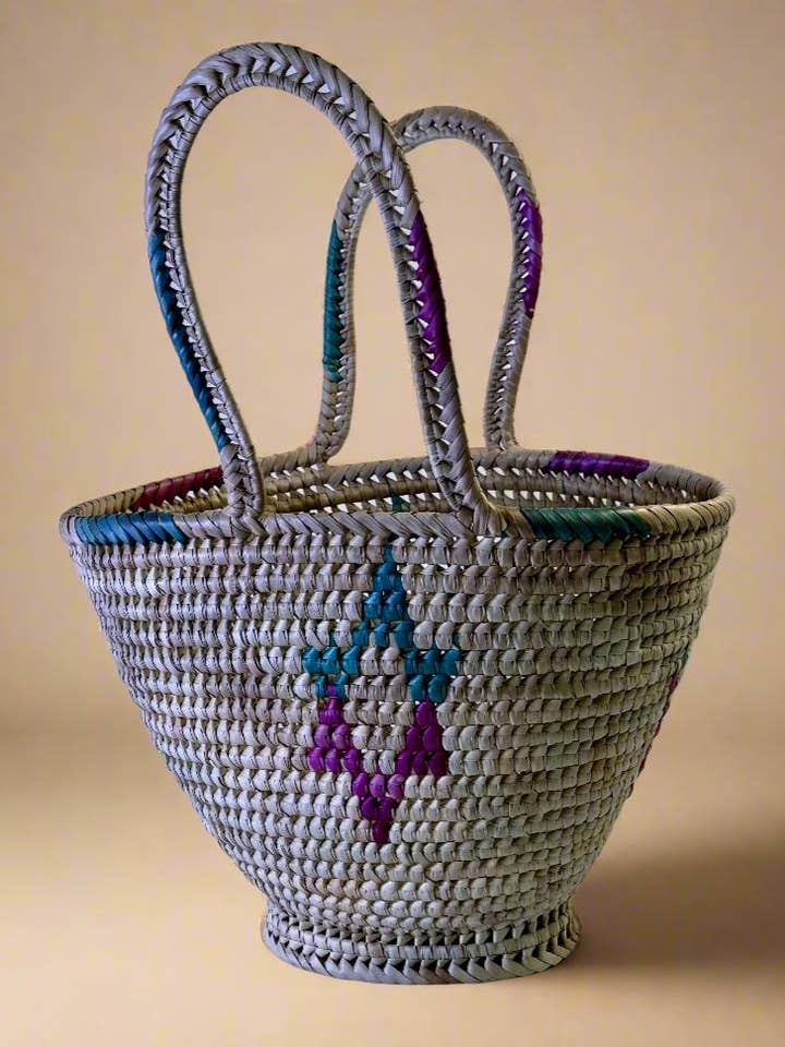 Raffia Basket for engroshandel hos Udada Collective