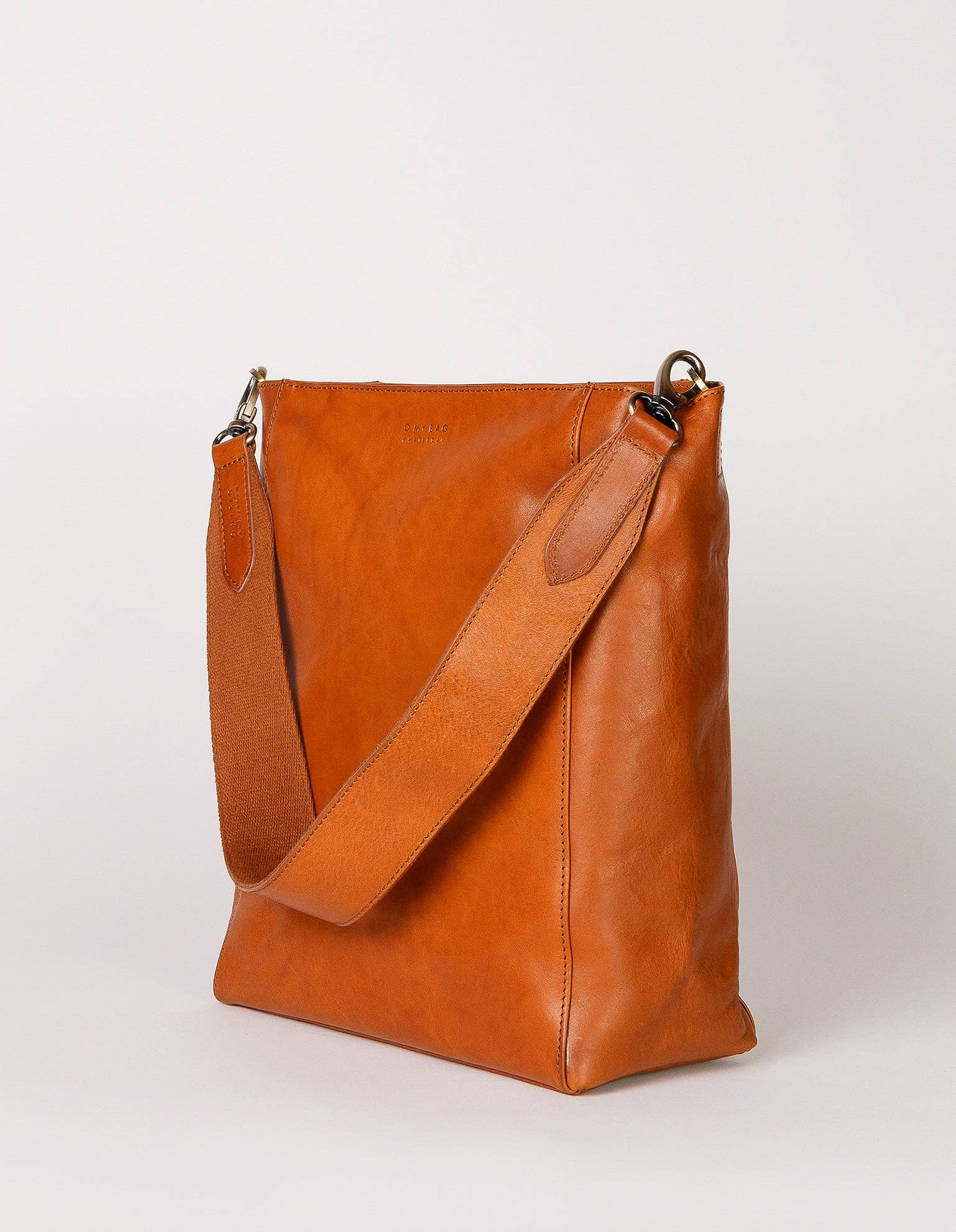 O My Bag - Wholesale Shoulder Bag - Women's - Sofia - Cognac Stromboli Leather2