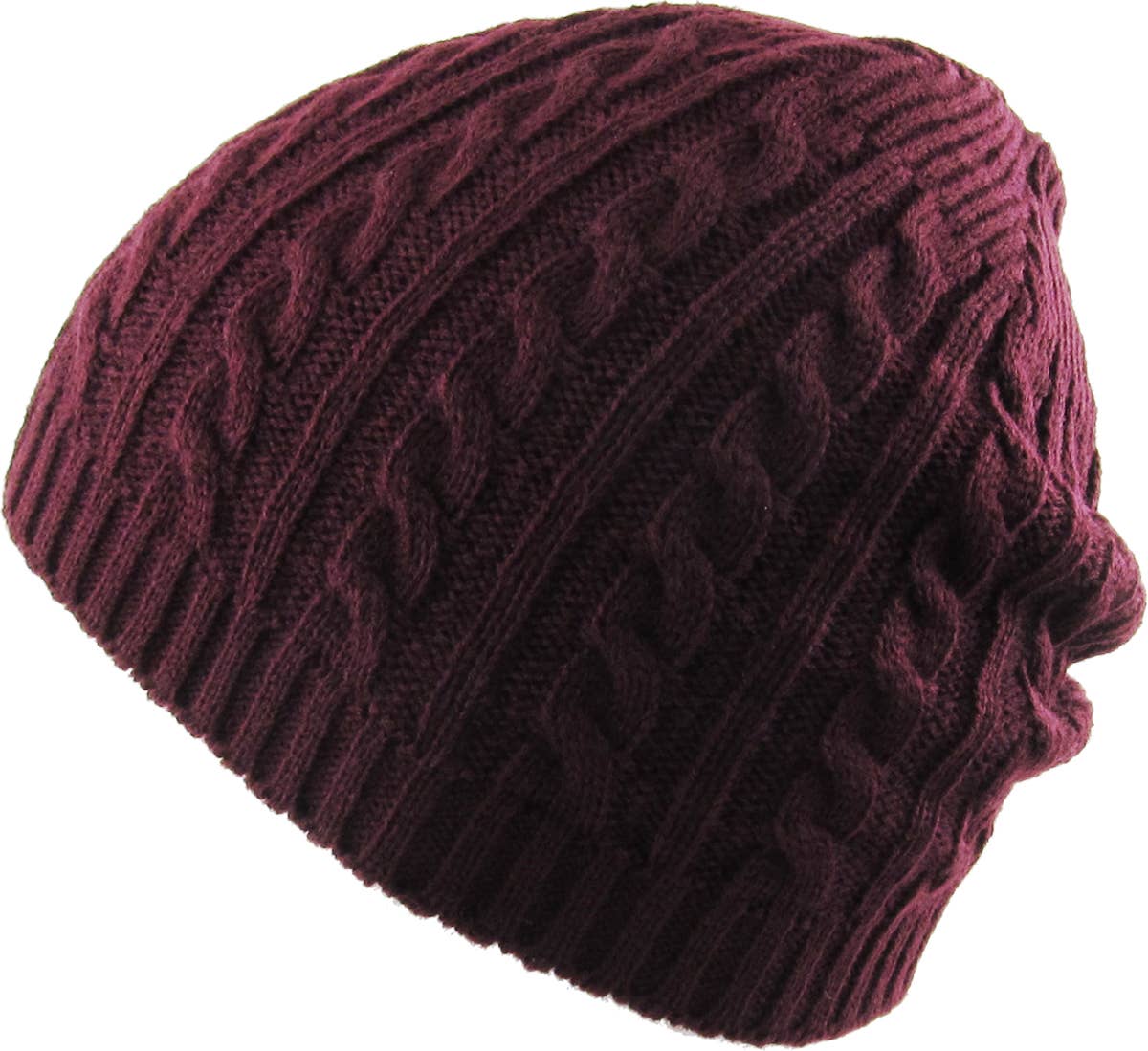 KBETHOS - Wholesale Beanie - Unisex - Cuffless Cable Knit Beanie12