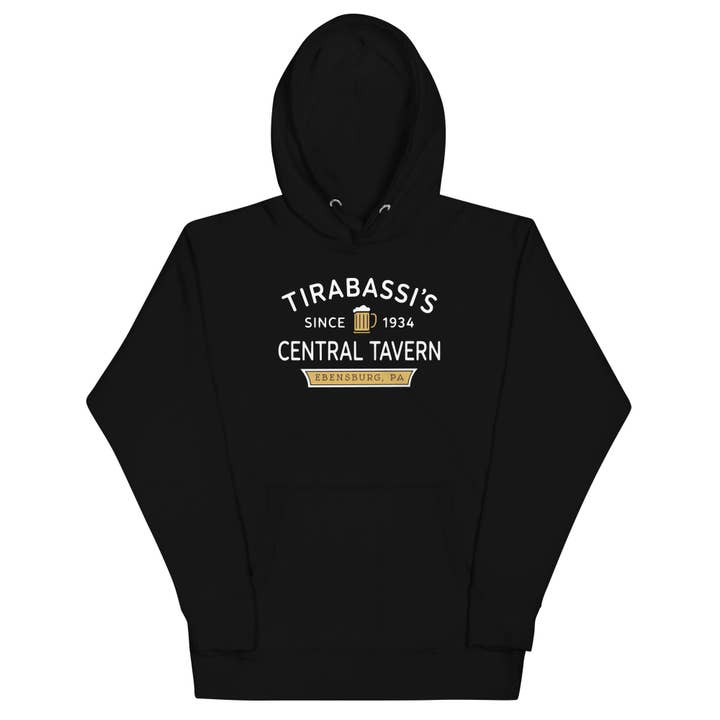 Tirabassi's Central Tavern - Ebensburg, PA - Premium Fleece Hoodie for wholesale by Yinzylvania