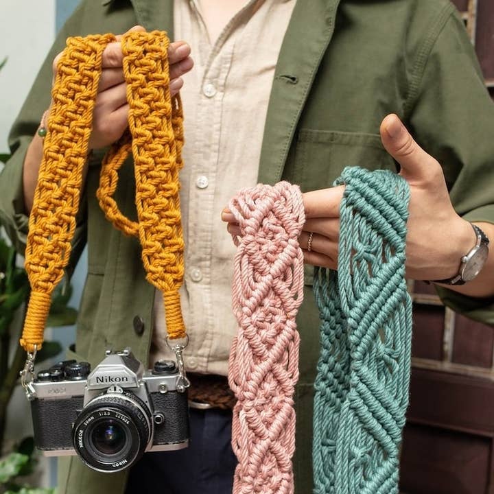 BeanDaikon - Wholesale Camera Strap - Macrame Camera Strap H299