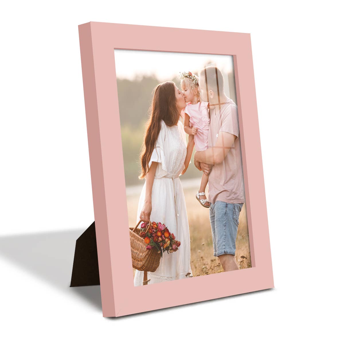 Wexford Home - Wholesale Picture Frame - Photo Frame. Real Wood Modern Frame, Pink12