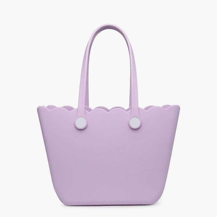 MiMi Wholesale - Wholesale Tote Bag - Women's - V2335 Rose Scalloped Versa Tote w/ Interchangeable Straps10