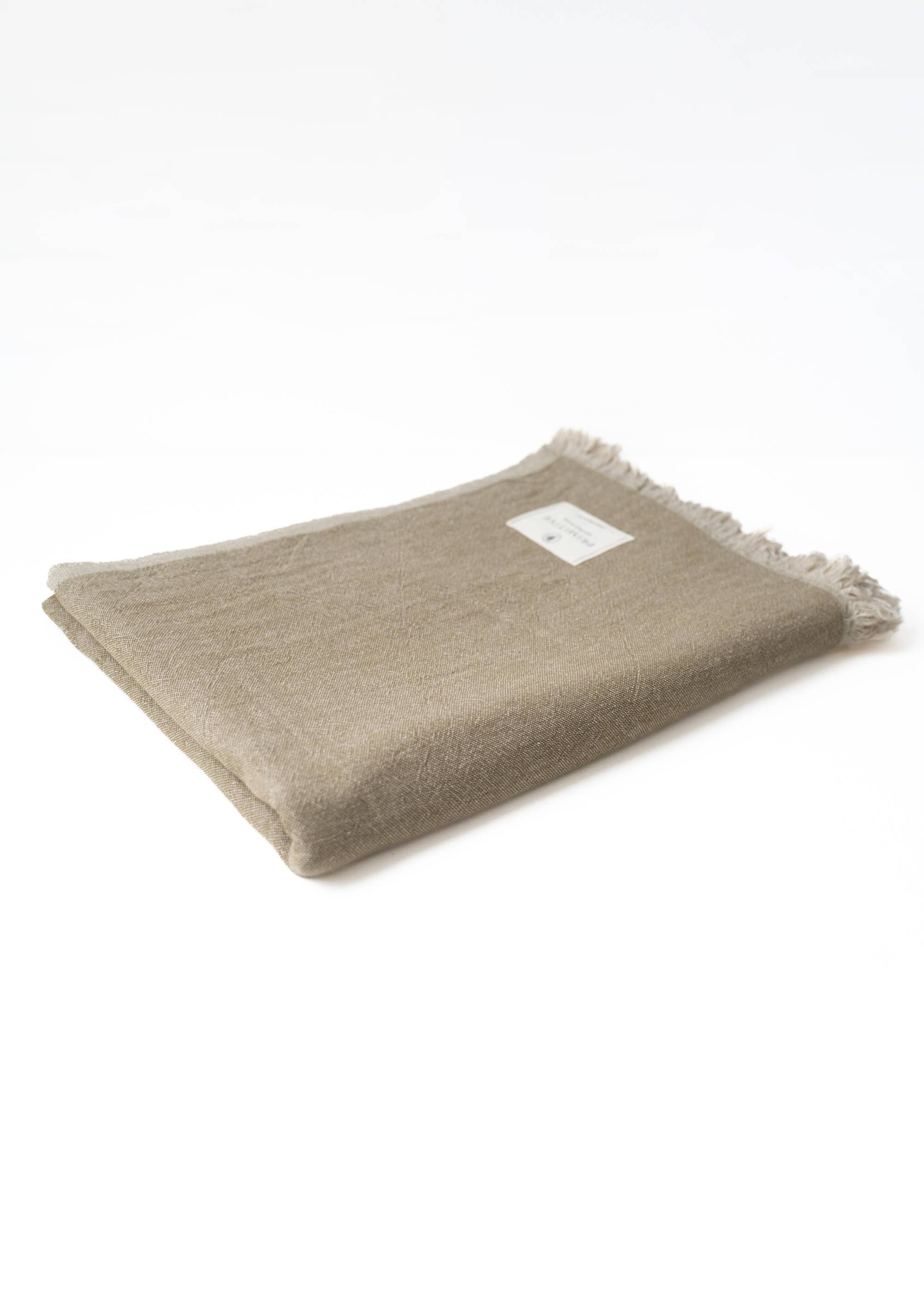 Primitive - Wholesale Decoratiedeken - Barbaresco omkeerbare plaiddeken van linnen W0121