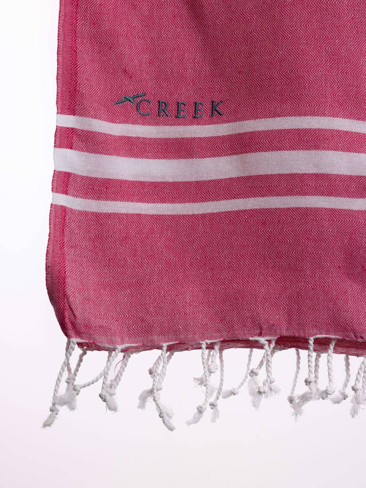 Lätt bomullshandduk Hammam Soluppgång Rosa för wholesale av Creek Lifestyle