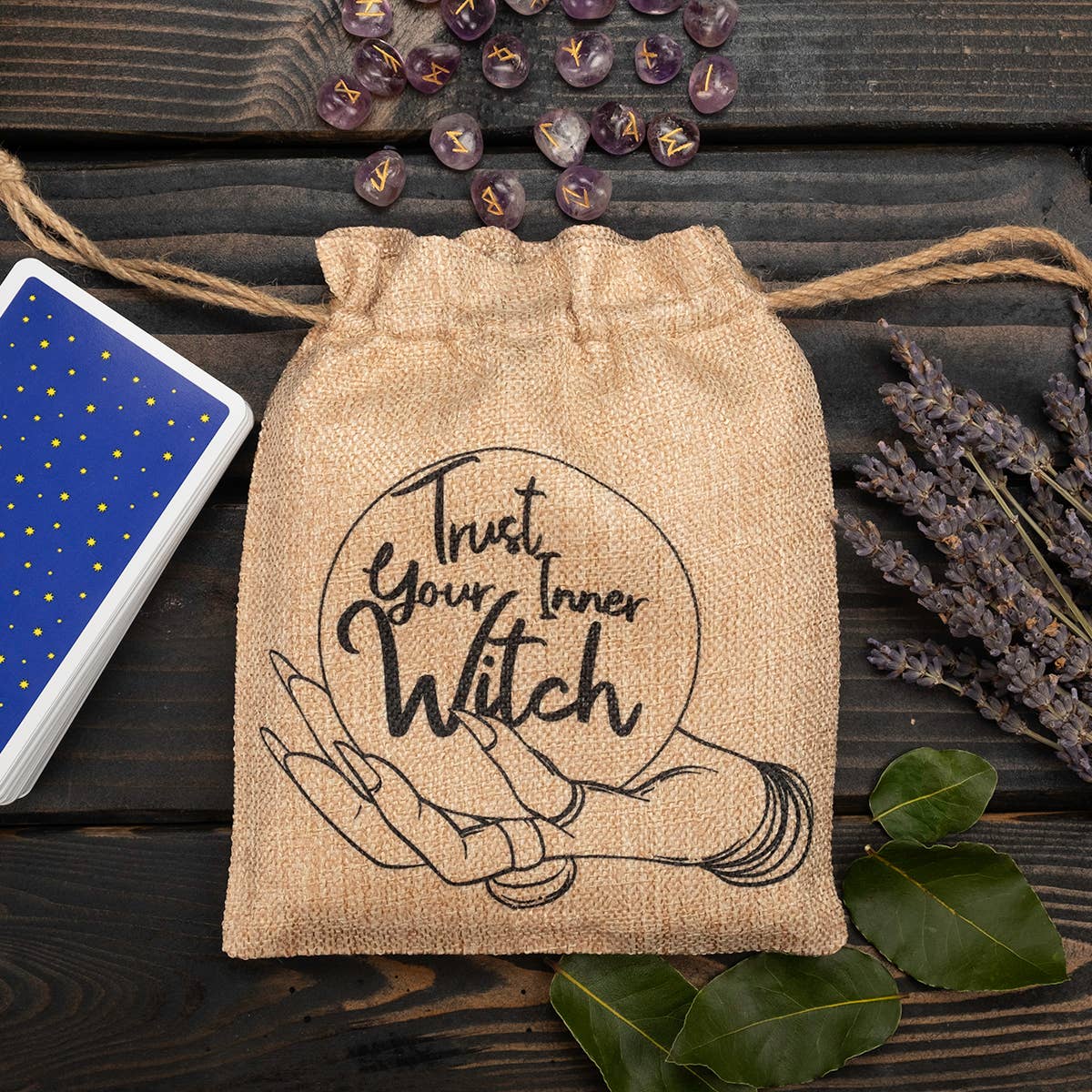 Phoenix Revolution Press - Wholesale Pouch – Women’s - Trust Your Inner Witch Large Tarot Card Deck Pouch