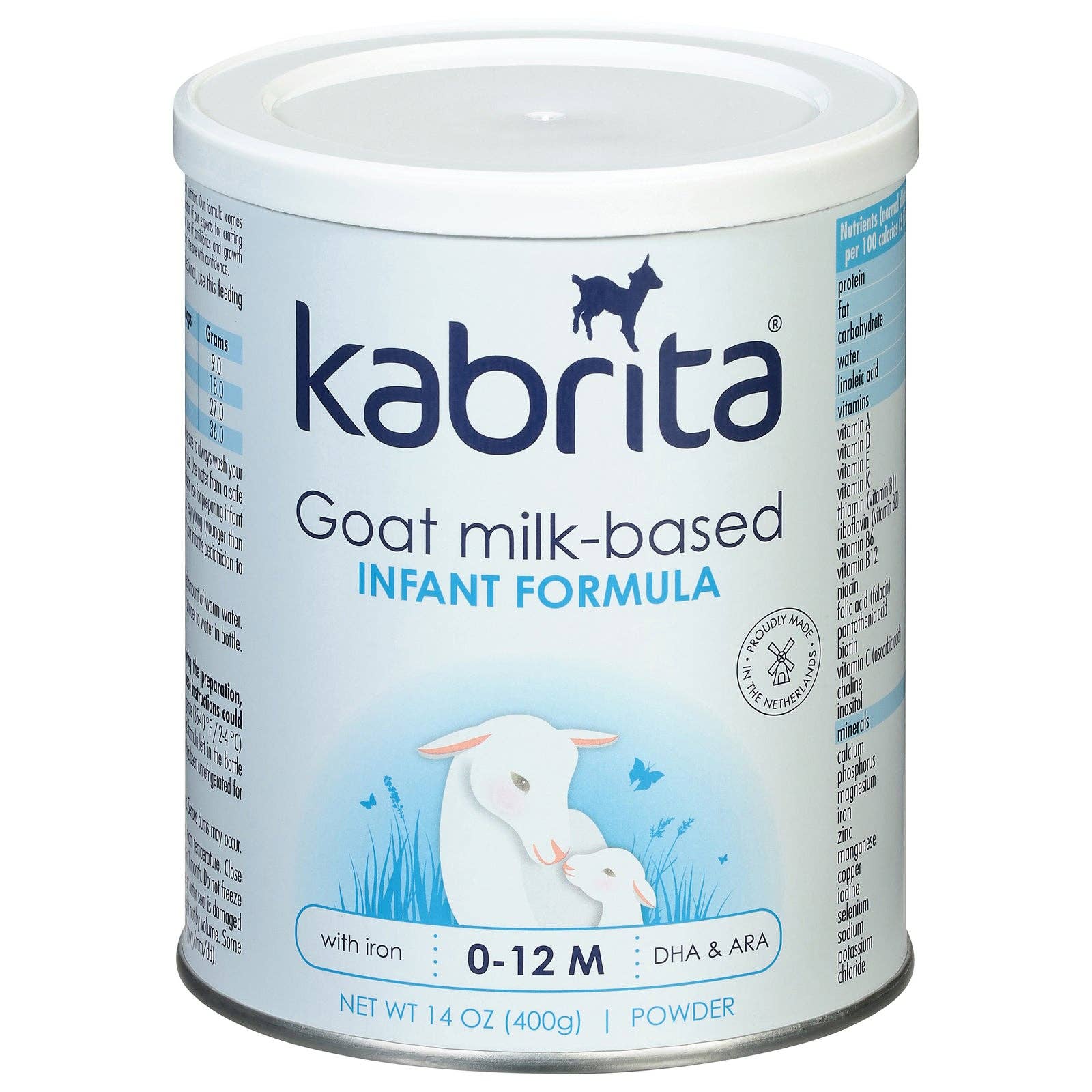 Everyday Supply Co - Wholesale Milk/Juice Bottle - Kabrita - Infant Formula Goat Milk - Cs Of 12-14 Oz0