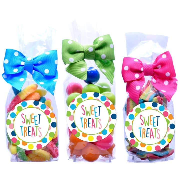 Candy Bags - Happy Dot Sweet Treats - Large - 12 Bags for wholesale by Oh, Sugar!