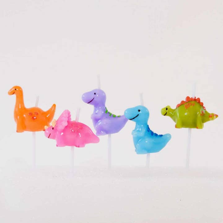 Smiling Faces – wholesale Cake candle – Dinosaur Cake Candles