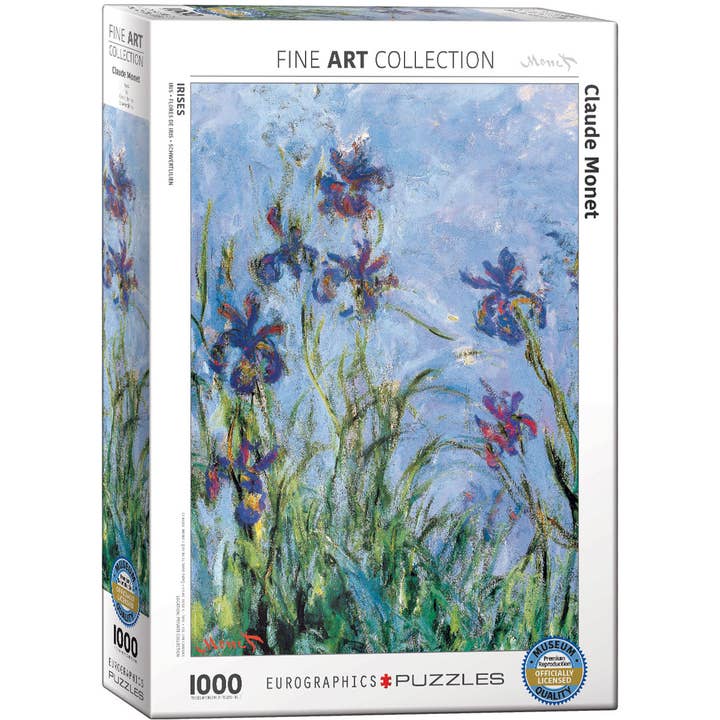 Eurographics Puzzles USA - Wholesale Puzzle - Adult - Irises (Detail)