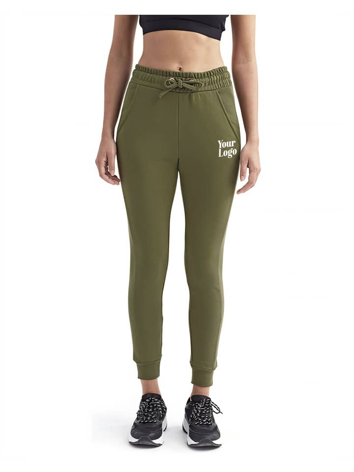 Nobullwoman Apparel - Wholesale Athletic Sweatpants/Joggers - Women's - CUSTOM LADIES' Small Business Fitted Jogger Pants3