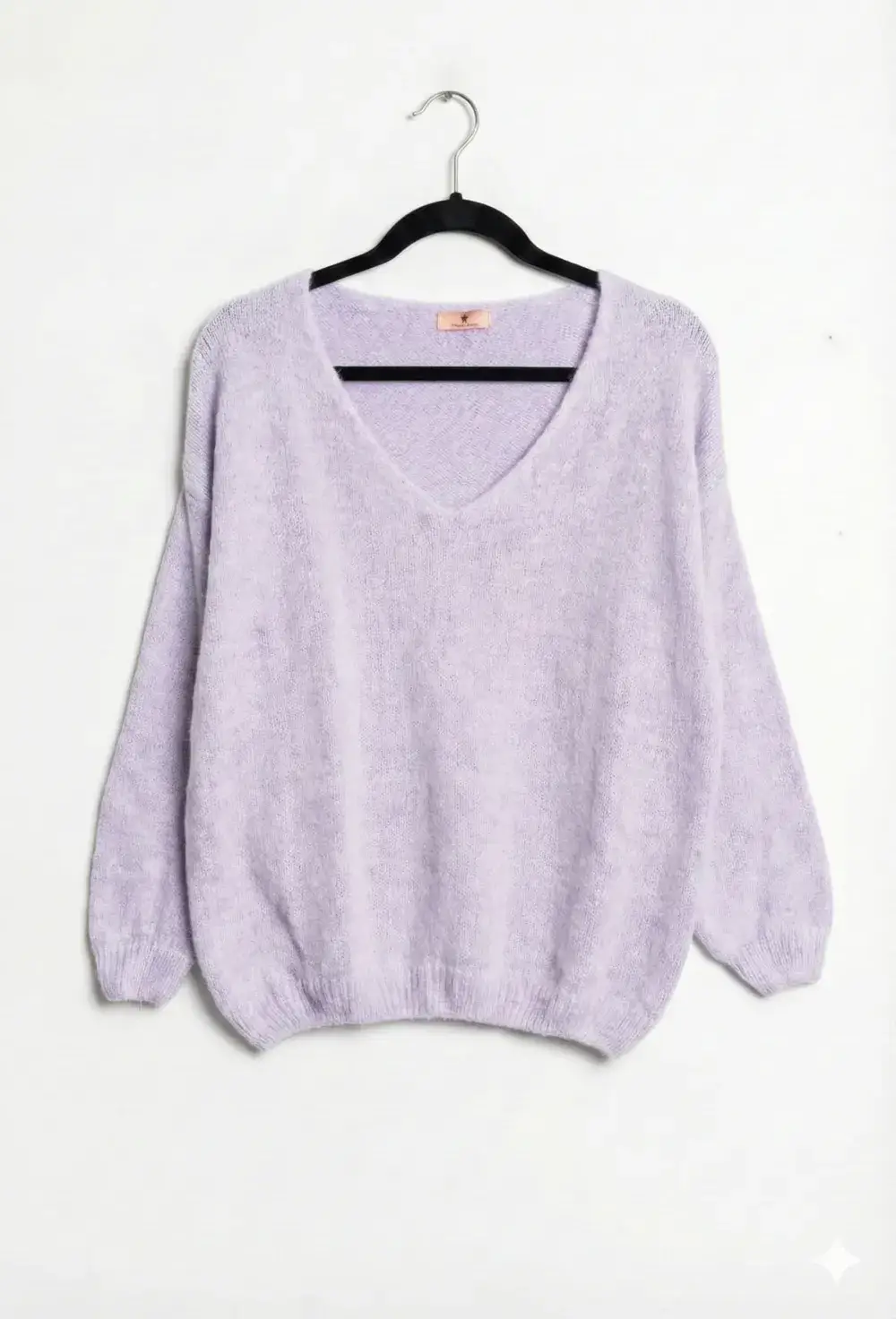 Mimi & Gogo - Vente Pull en maille – femme - Pull uni basique @20127_uni4