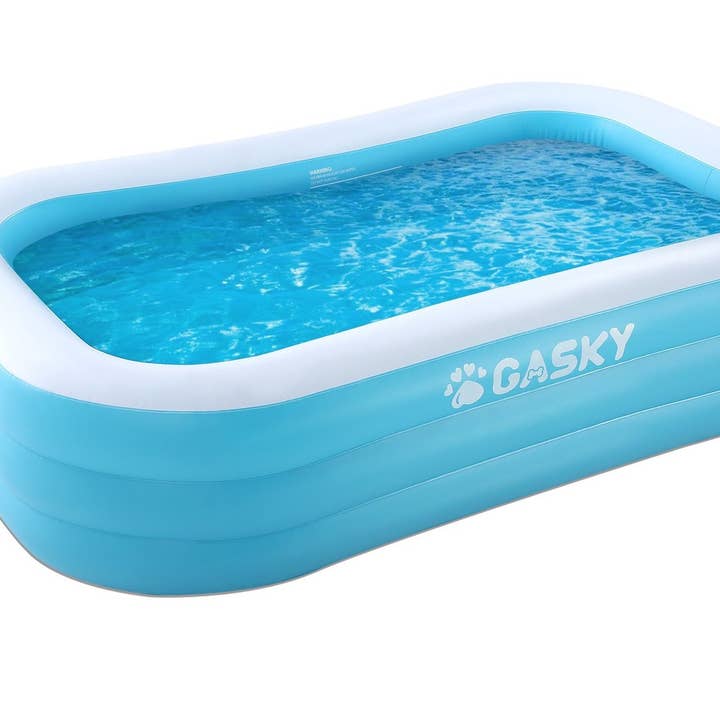 Above Edge - Wholesale Inflatables - 95inch Inflatable Pool Rectangular Inflatable Swimming Pool