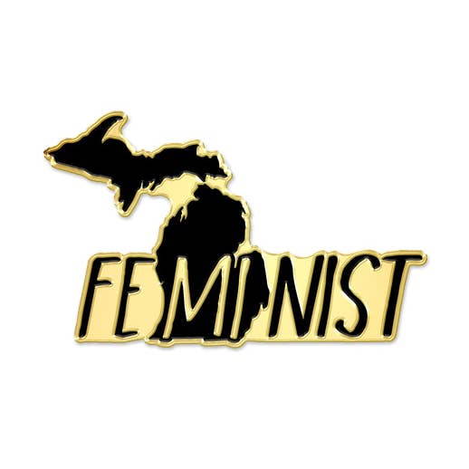 FeMinist Enamel Pin for wholesale by City Bird