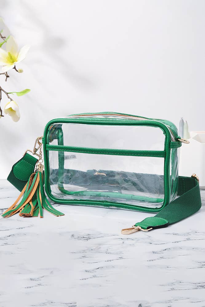 Hana - Wholesale Crossbody Bag - Women's - Clear PU Cross Body Camera Bag1