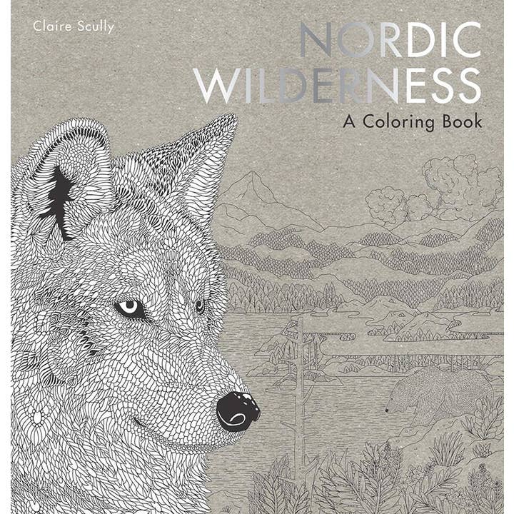 Chronicle Books - Wholesale Coloring & Activity Book - Adult - Nordic Wilderness