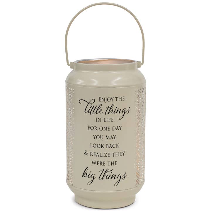 Lantern Enjoy Little Things Large Ivory for wholesale by Magnolia