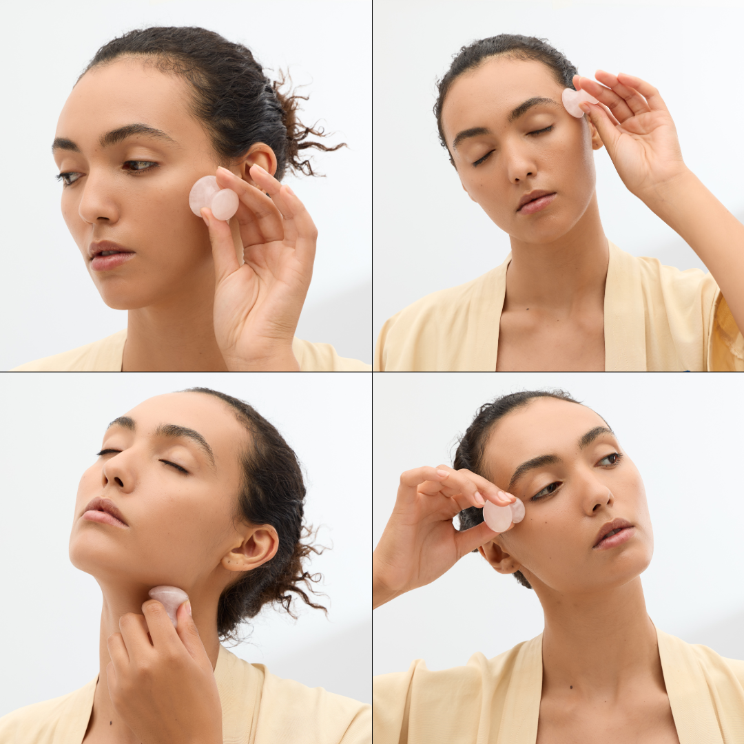 GeoCentral – wholesale Gua Sha tool – GLOW Gua Sha Crystal Massage Tool - Plastic Free3