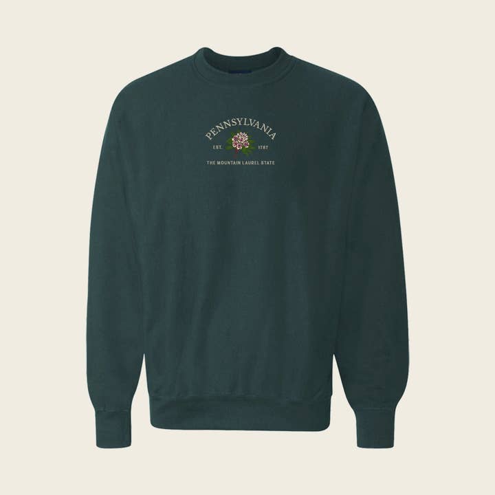 Sun Milk - Wholesale Sweatshirt – Unisex - Pennsylvania Mountain Laurel Crew0