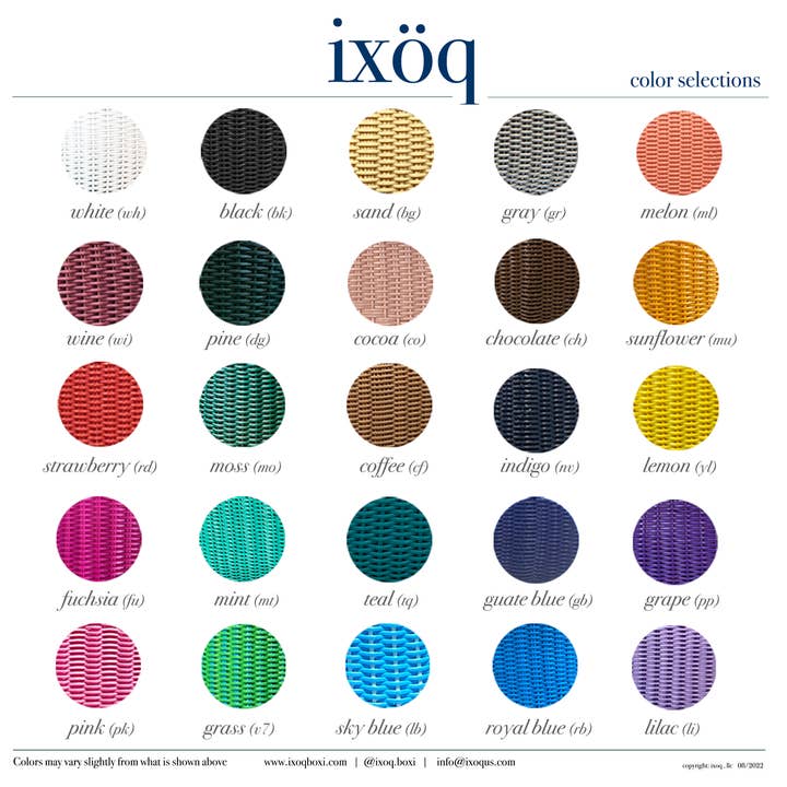 ixöq - Wholesale Tote Bag - Women's - Ixoq Recycled Plastic Cesta Tote ~ Medium ~ Single Color14