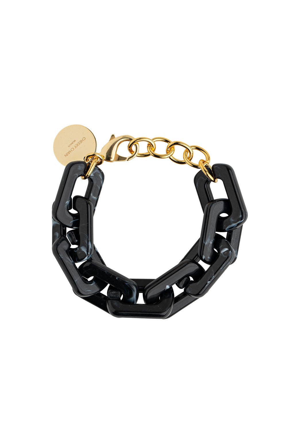 Cheeky Chain - Wholesale Link & Chain Bracelet - KELLY thick acrylic link bracelet3