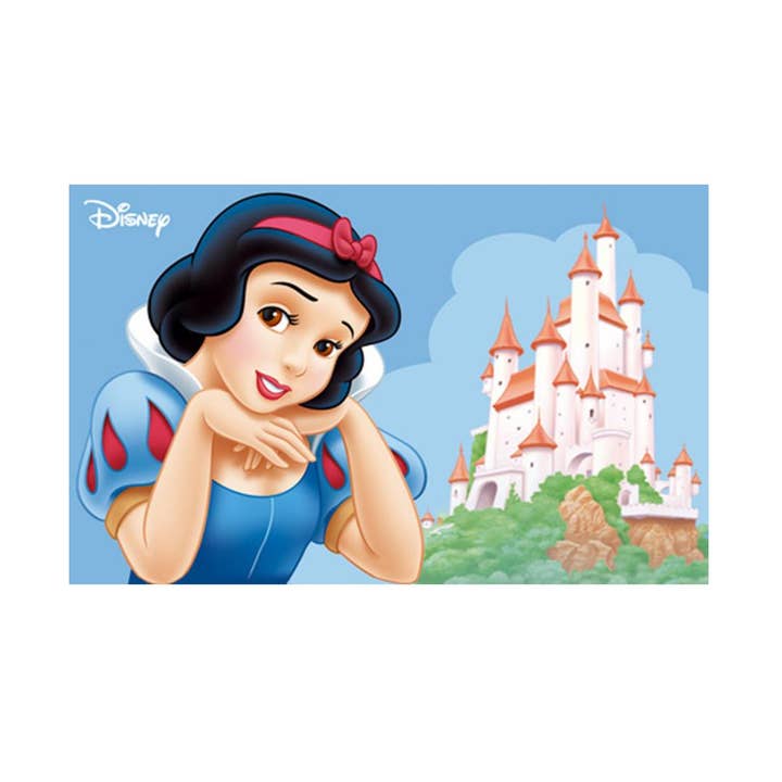 Tapis Enfant 50X80Cm Blanche Neige Bleu pour la vente par O&Ko