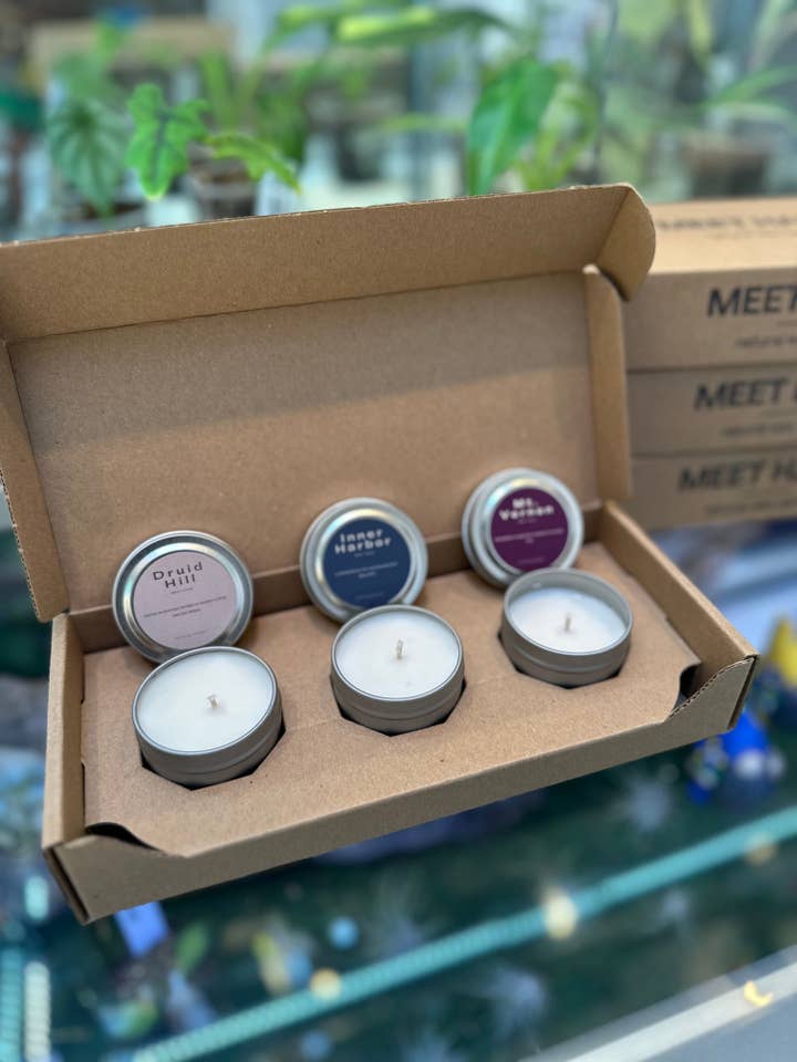 Meet Haus Mini Candle for wholesale by Five O Clock Co.