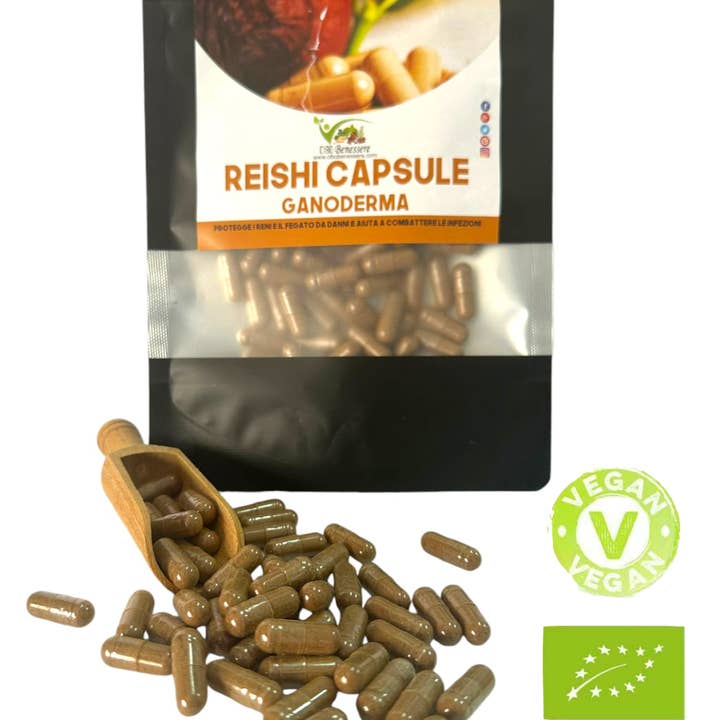 Organic REISHI Mushrooms - Vegetable Capsules and other Purchase Wholesale cina. Free Returns & Net 60 Terms on Faire trending on Faire.