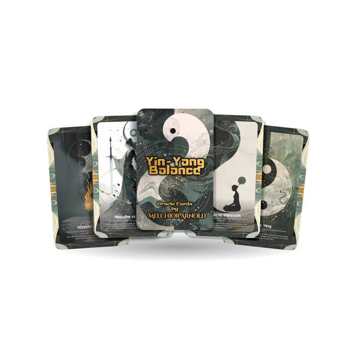 Yin-Yang Balance Oracle – Harmoniser Maskulin & Feminin – Indre Fred Gennem Dualitet 22-Korts Sæt for engroshandel hos IBIZA TAROT