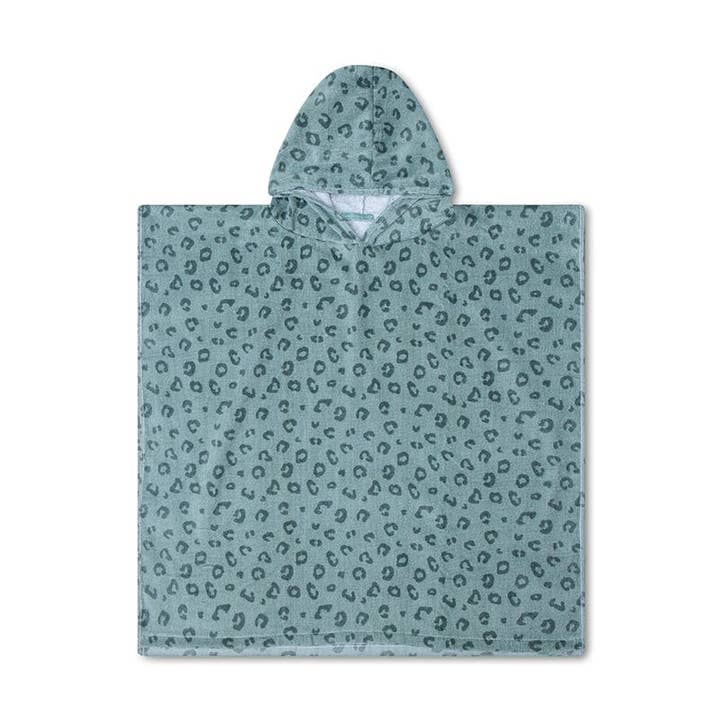 Swim Essentials | Leopard Grön Strandponcho 65 x 65 cm för wholesale av Swim Essentials