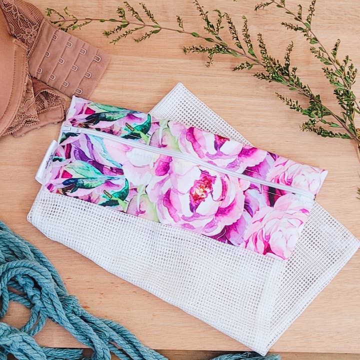 Floral Laundry / Wash Bag for wholesale by Little Miss M Designs