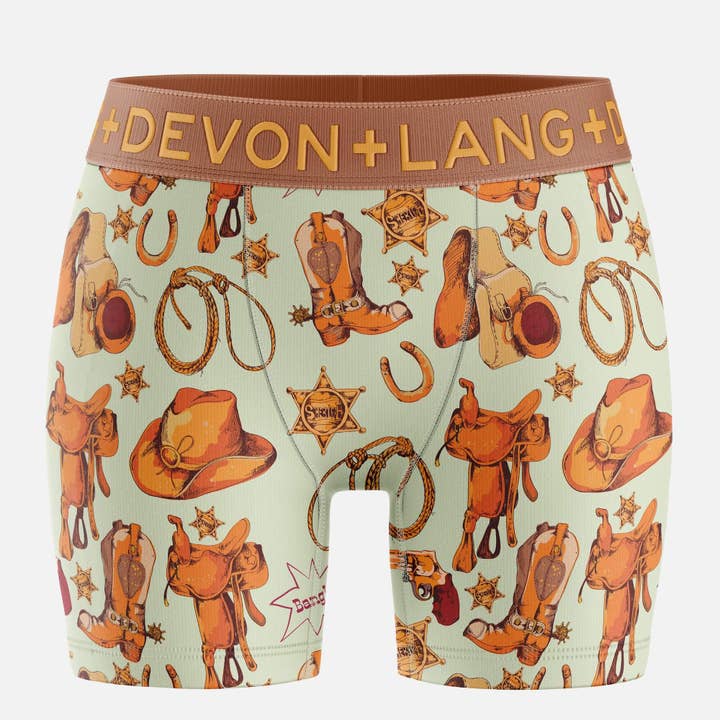 Bria Dames Boxershort - Saddle Up voor wholesale door Devon + Lang