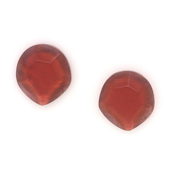 IZMIR carnelian stud earrings for wholesale by Nature Bijoux