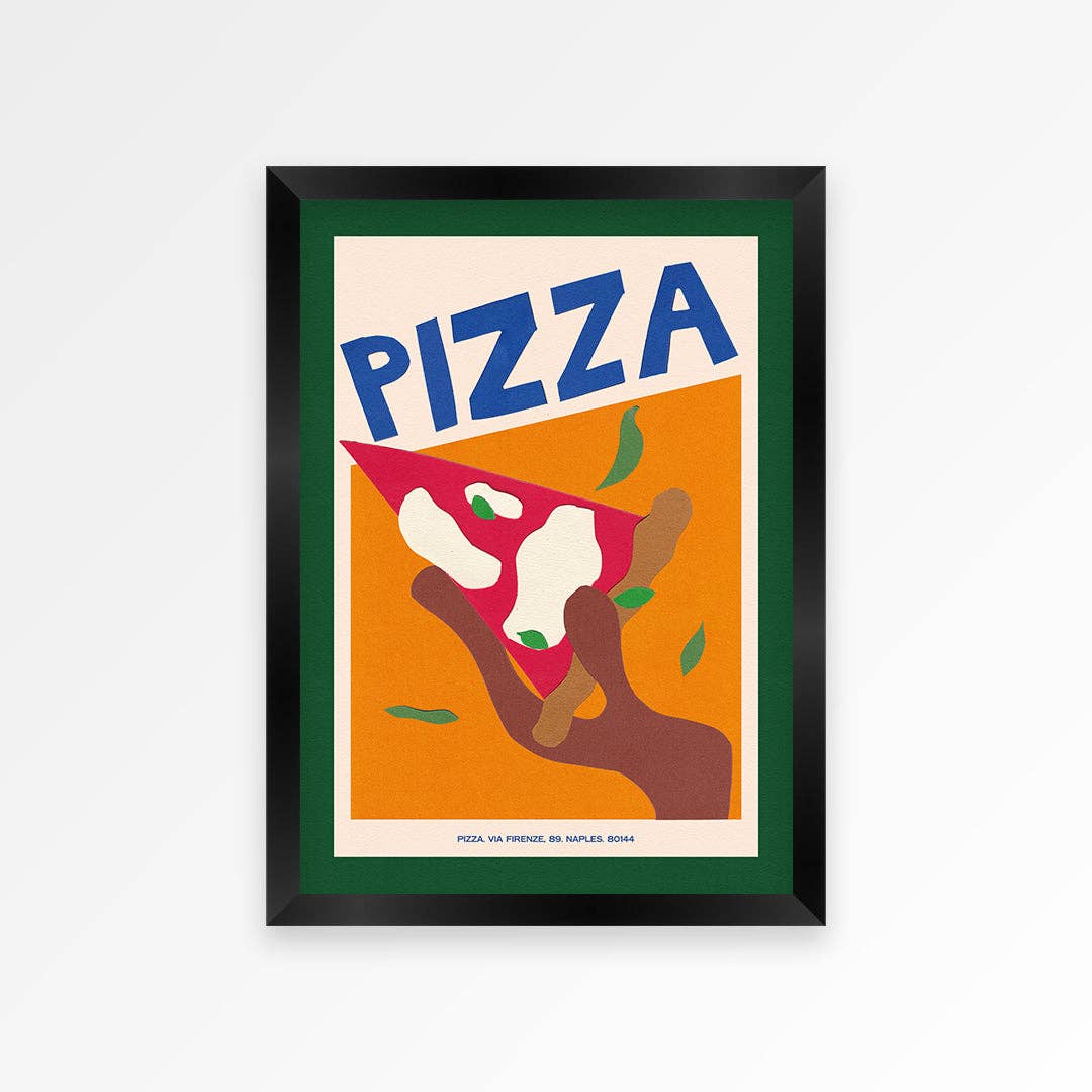Proper Good - Wholesale Art Print - Pizza Hand Collaged Print2