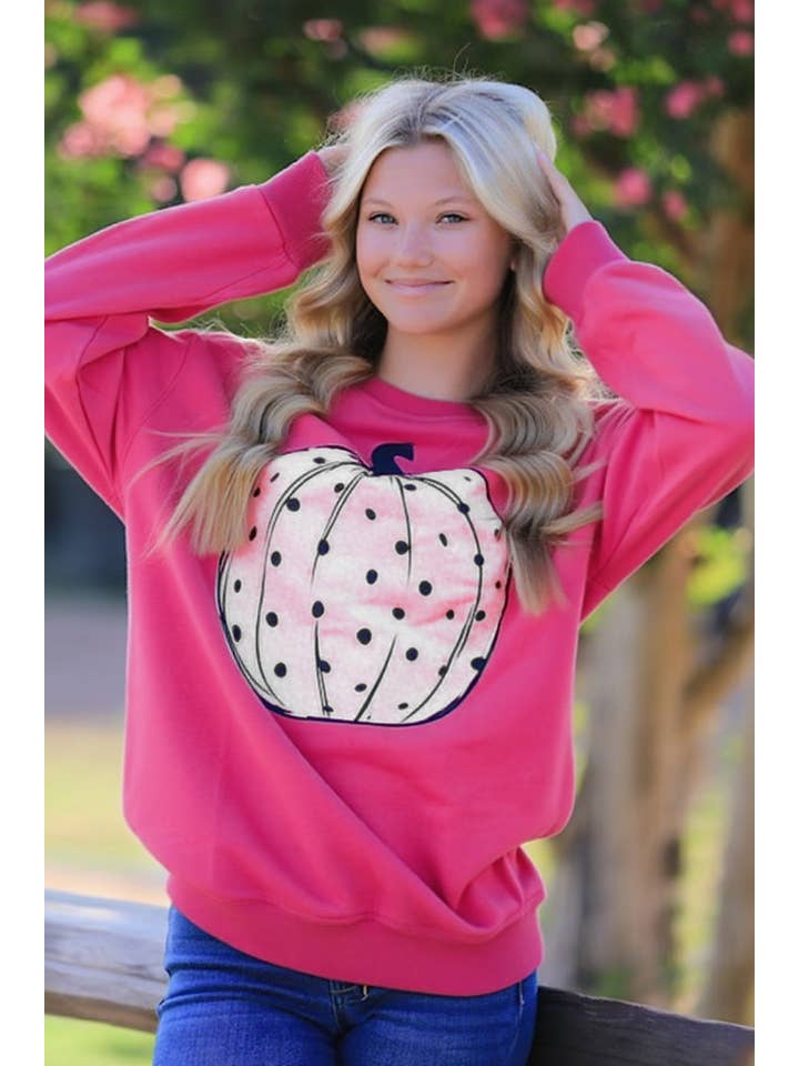 Miss Sparkling - Wholesale Graphic Sweatshirt - Women's - Pumpkin sweatshirt3