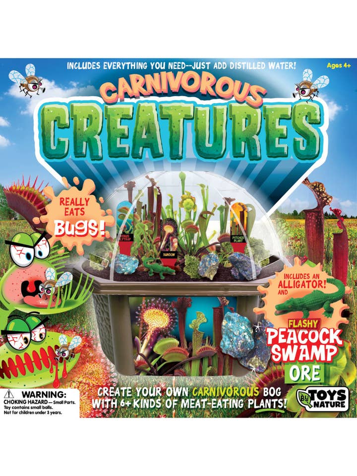 Kit de Terrarium Carnivore de la Biosphère des Créatures Carnivores pour la vente par Silver Circle Products