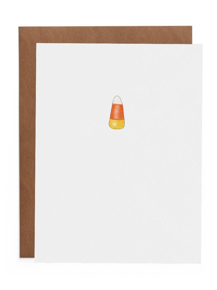 Candy Corn Greeting Card for wholesale by The Lost Art of Stationery