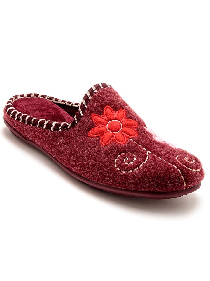 Geborduurde muiltjes met grote breedte (1005220_0020) voor wholesale door PEDICONFORT