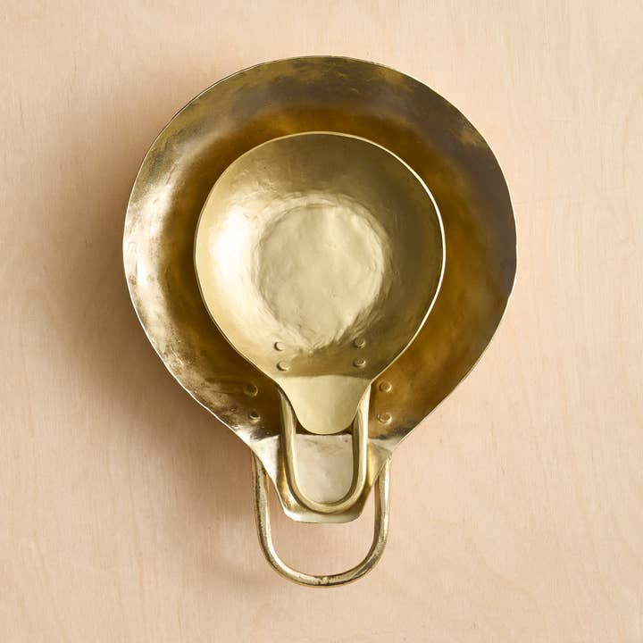 Forge Brass Spoon Rests Assorted - Set of 2 for wholesale by The Collective