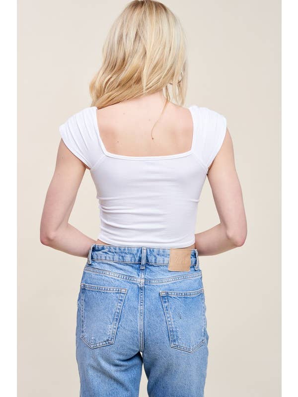 Charlotte Avery - Wholesale Blouse - Women's - Ruched Top4