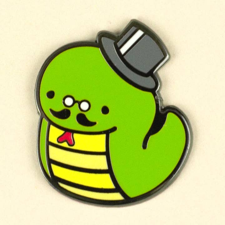 Gentleman Snake Pin for wholesale by Flea Circus