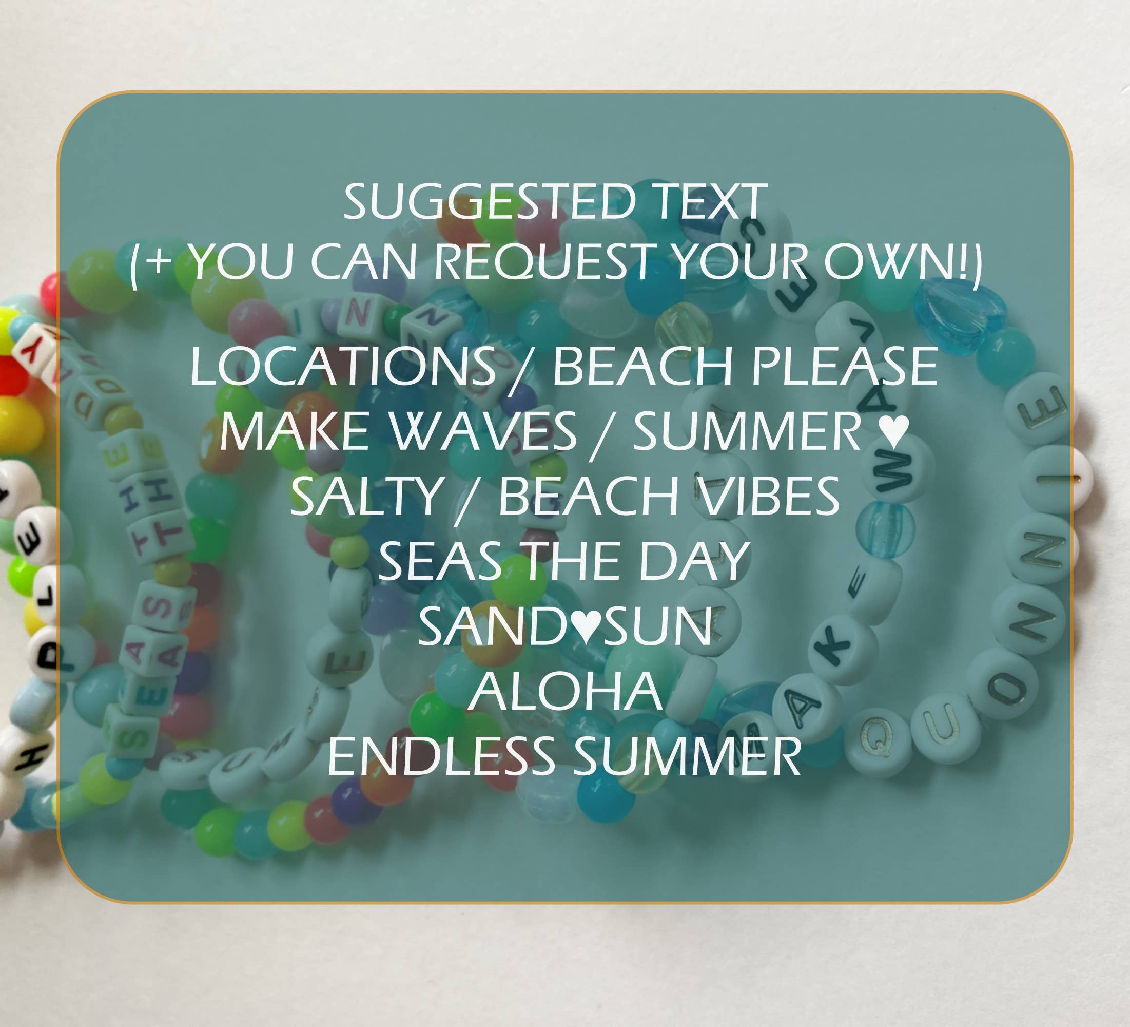 Tanner Glass - Wholesale Beaded Bracelet - Beaded Bracelets: Beach Themes1
