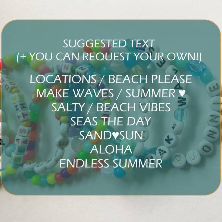 Tanner Glass - Wholesale Beaded Bracelet - Beaded Bracelets: Beach Themes1