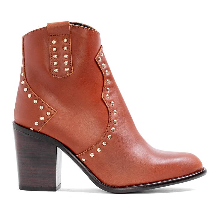 Elodie – wholesale Booties – Women's – BOTIN CA-0173 NAPPA WITH STUDS