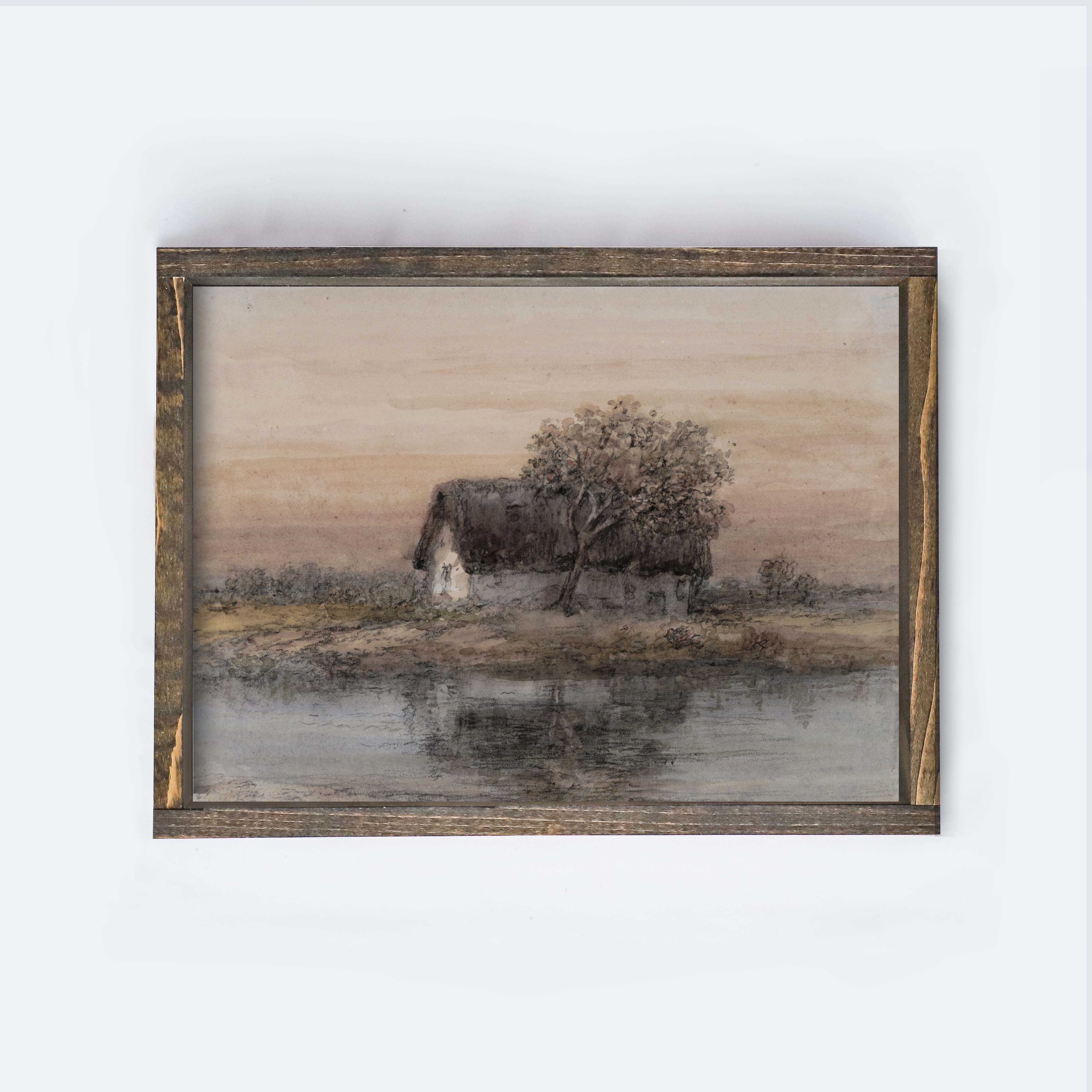 Hoekstra Decor - Wholesale Art Print - Vintage Art Print | Cottage By The Water A2830